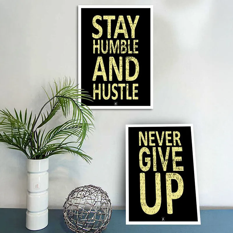 Humble & Hustle Wall Art - Set Of Two media 3