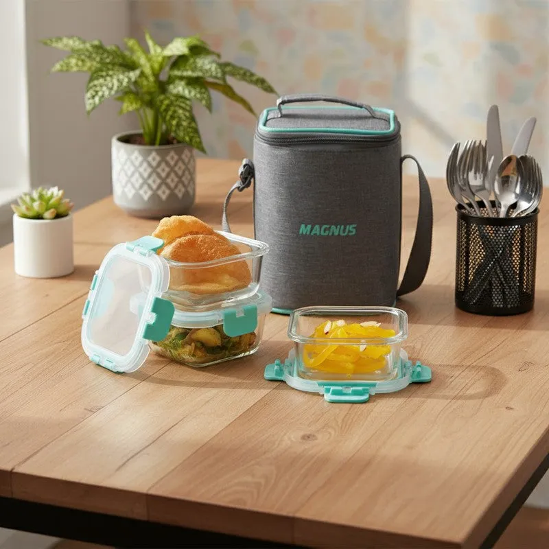 Solvia Drift Lunch Box with Lunch Bag - Four Piece Set media 1
