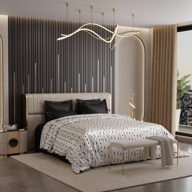 Comfyra Printed Satin Comforter - 150 GSM