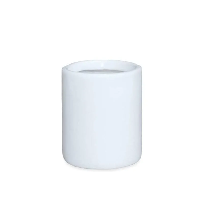 Ugaoo Lilac Stories Ceramic Pot (10 CM) - White media 5
