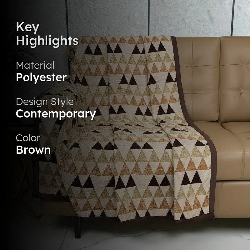 Prism Pattern Throw - Beige media 2