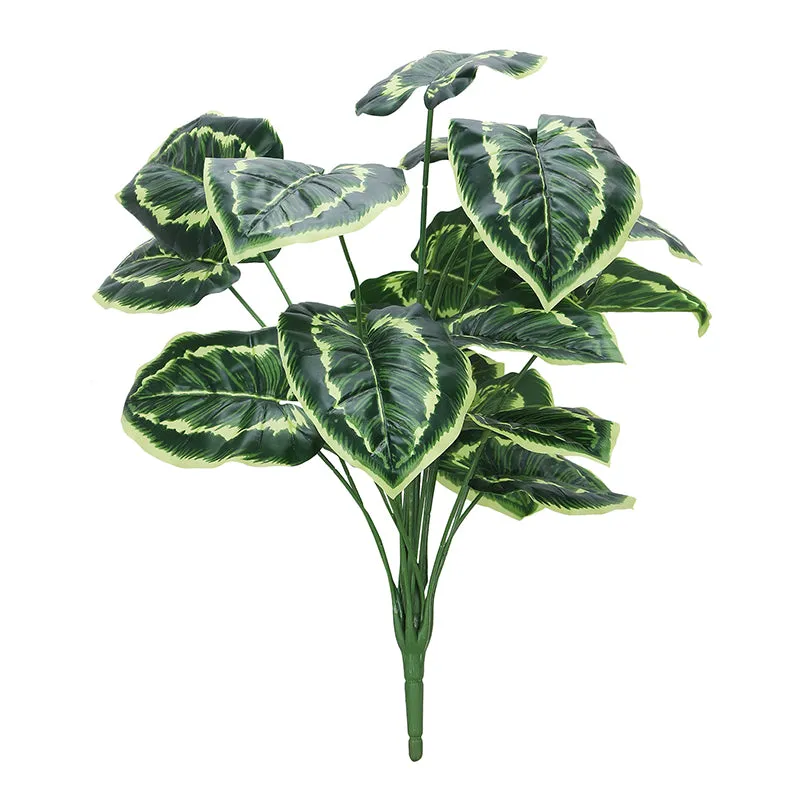 Botanika Artificial Money Plant III With Black Plastic Pot & pebbles - 2 Feet media 3