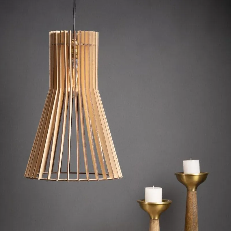 Finlay Wooden Ceiling Lamp media 1