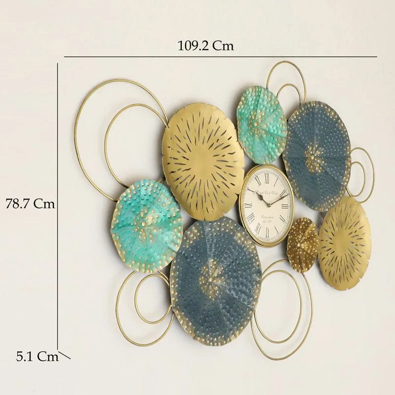 Nuviya Floral Wall Clock media 5
