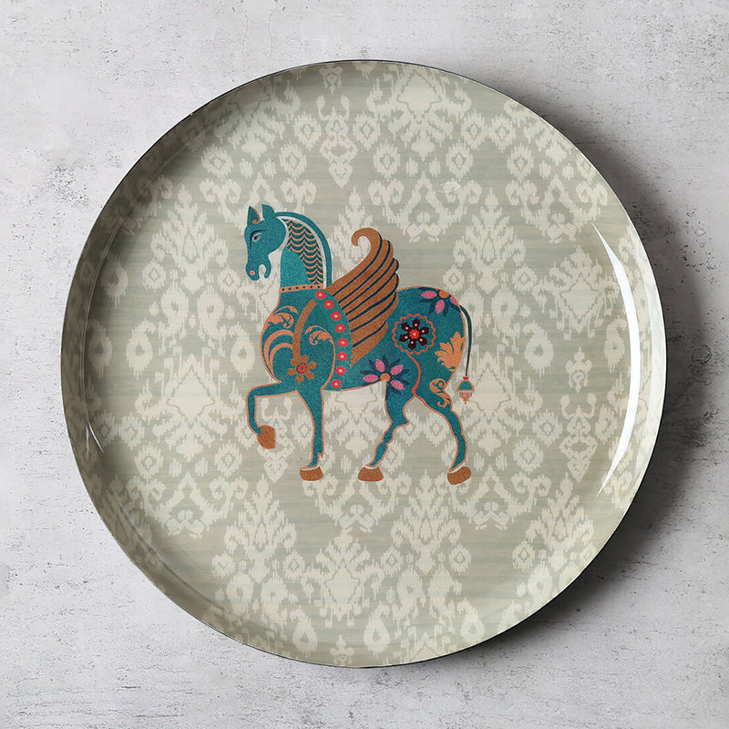 India Circus Nomad Stallion Iron Wall Plate - Set Of Five image 5