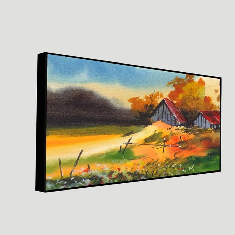 Hay Yard Canvas Wall Painting media 4