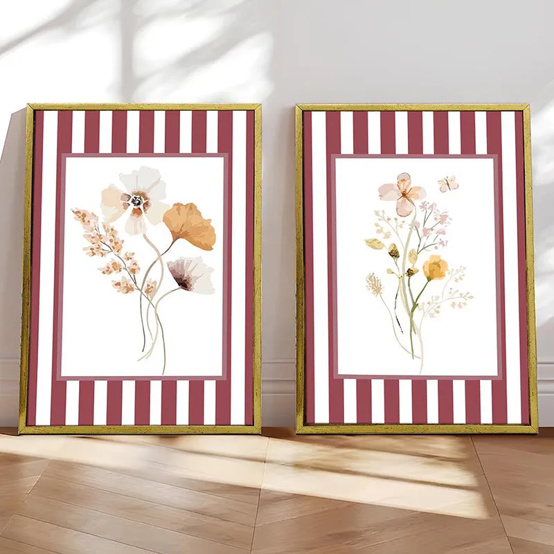 Junoon Ethnic Canvas Wall Art - Set Of Two media 4