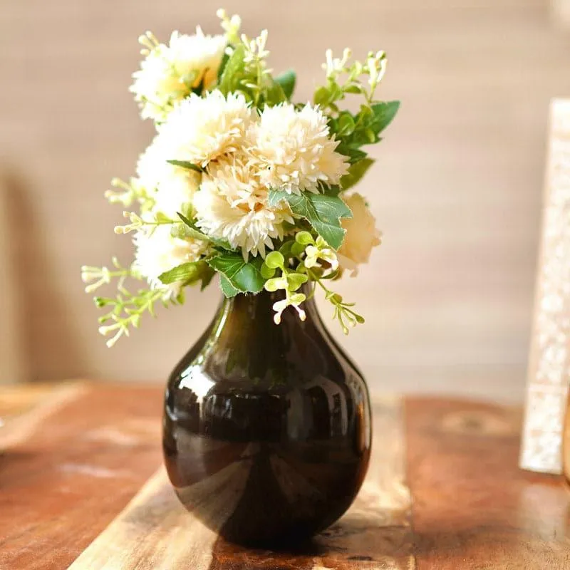 Elosi Metal Vase - Antique Brass media 1
