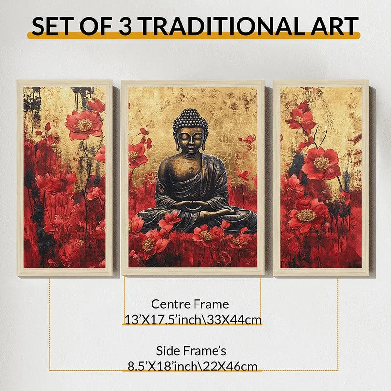 Sacred Silence Wall Art - Set of Three media 9