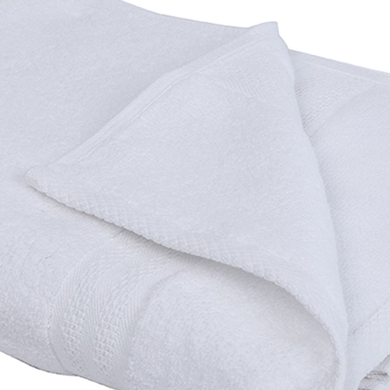 Miorah Bath Towel (White & Blue) - Set Of Four media 4