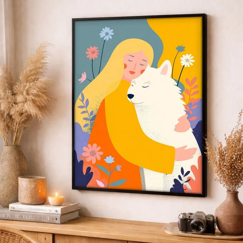 Aurelle Canvas Wall Painting With Black Frame media 3