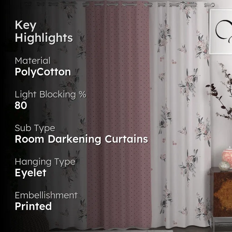 Dot Edge Curtains - Set of Three media 2