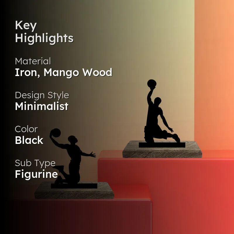 Basketball Duo II Showpiece - Set Of Two media 2