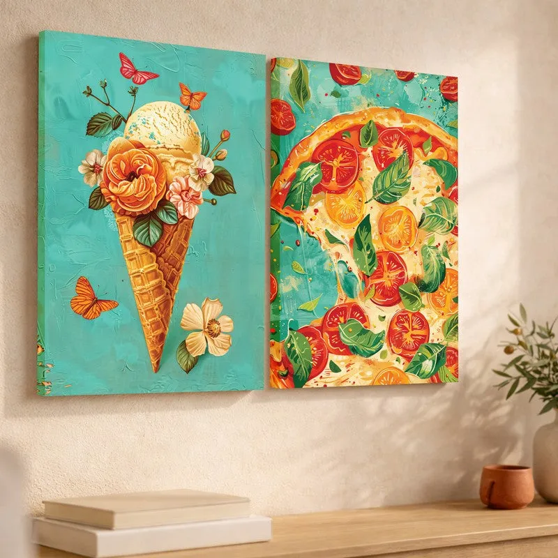 SweetChilli Bite Canvas Wall Art - Set of Two media 3