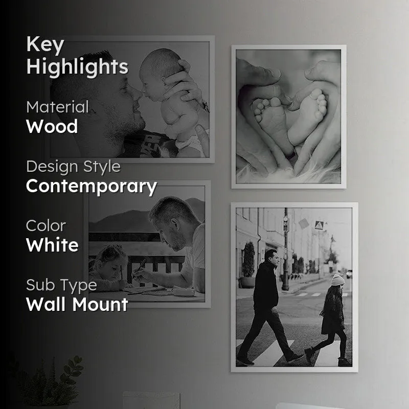Gehra Photo Frame (White) - Set Of Four media 2