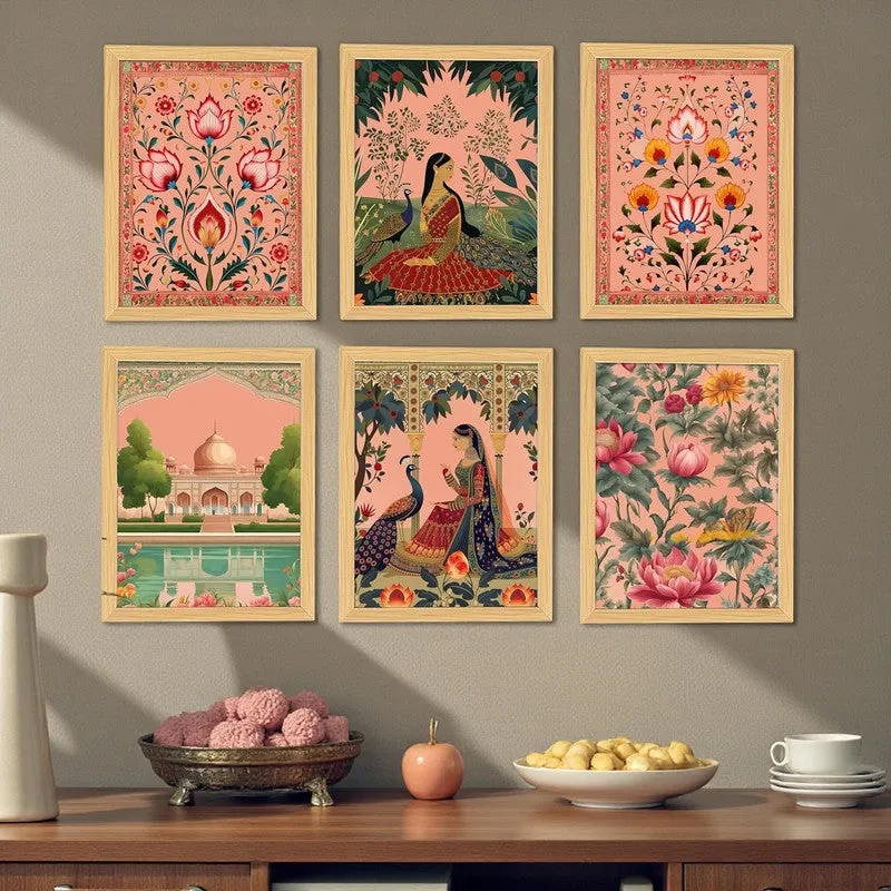 Anjani Bageecha Wall Art - Set Of Six - 1