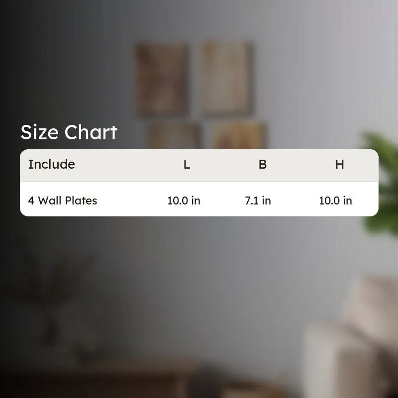 Wonders Wooden Wall Plates - Set Of Four media 8