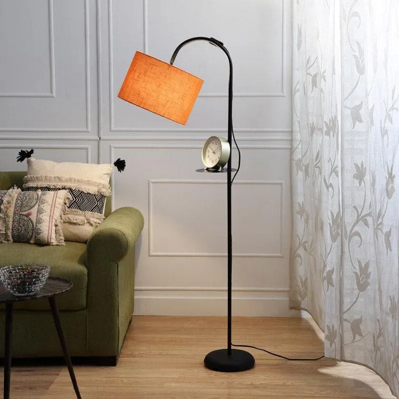 Kyomi Nyxa Floor Lamp With Shelf media 3