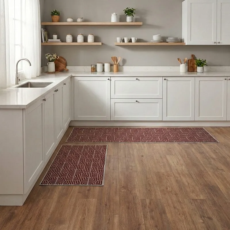 KitchGeometry Kitchen Floor Mats (Purple) - Set of Two media 4