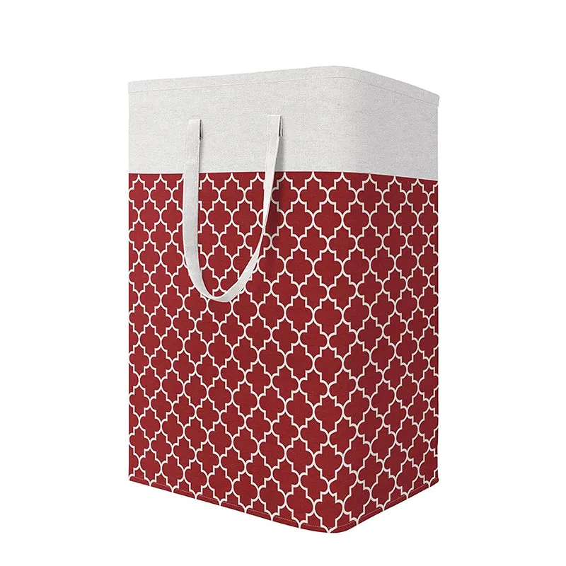 Calto Laundry Basket - Maroon media 3