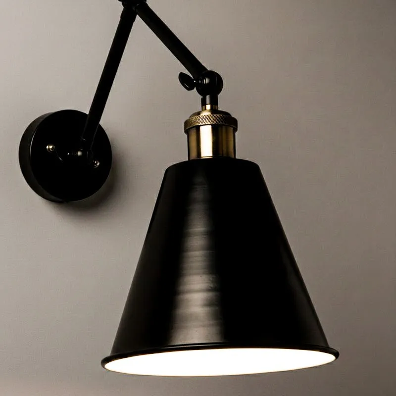 Kim Metal Wall Lamp - Black media 1