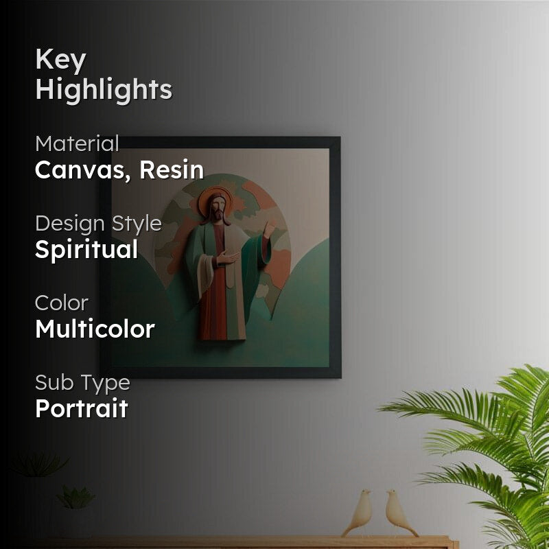 Jesus Grace Canvas Wall Art media 2