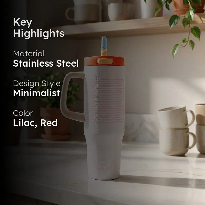 Pastel Drift Stainless Steel Tumbler - 1200 ML media 2