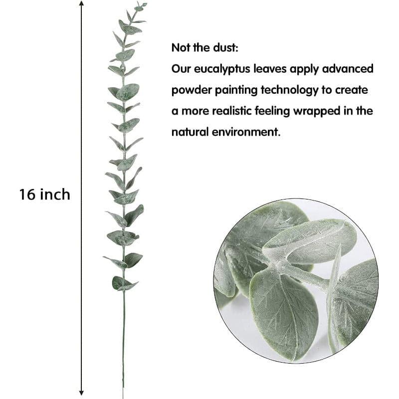 Faux Eucalyptus Leaves - Set Of Five media 4