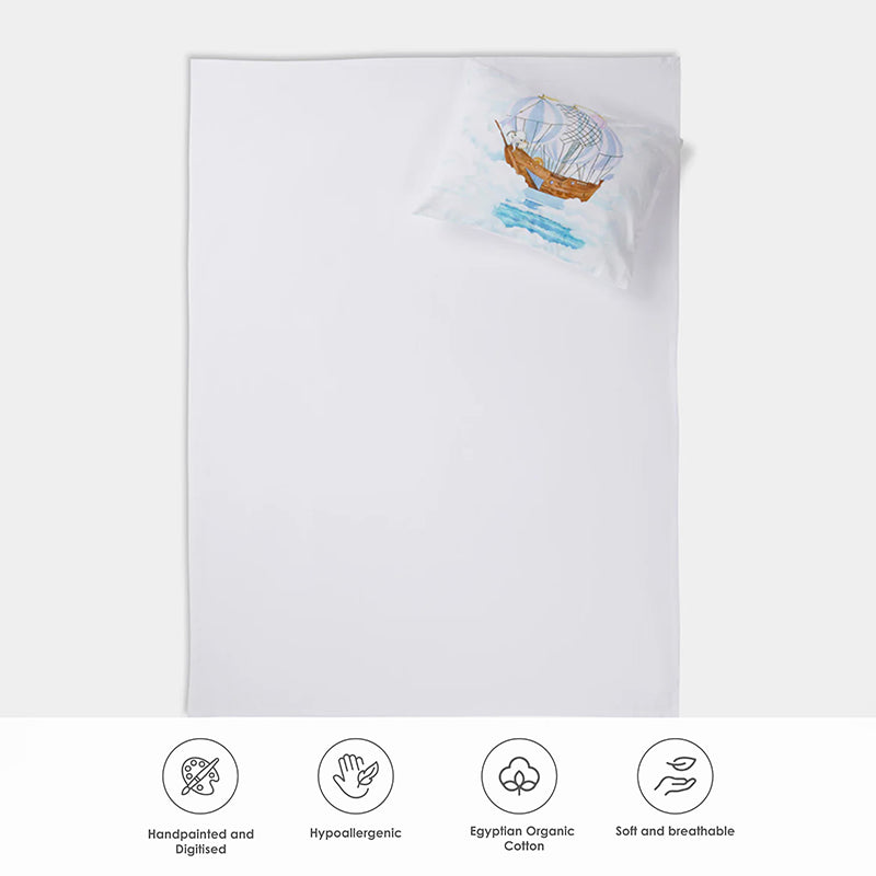 Sail Into Dreams Kids Cotton Bedsheet - 200 TC media 7