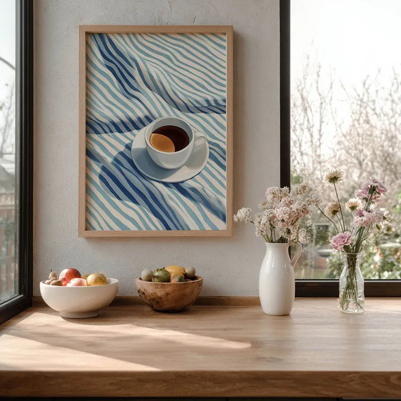 Coffee Couture Archival Canvas Wall Art - Brown media 7