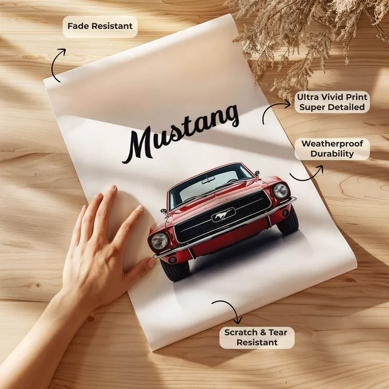 Mustang Heritage Wall Poster media 8