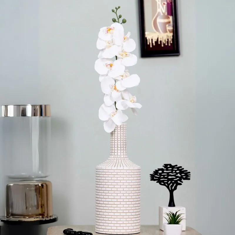 Graceful Artificial Orchids Flower Stick - White media 1