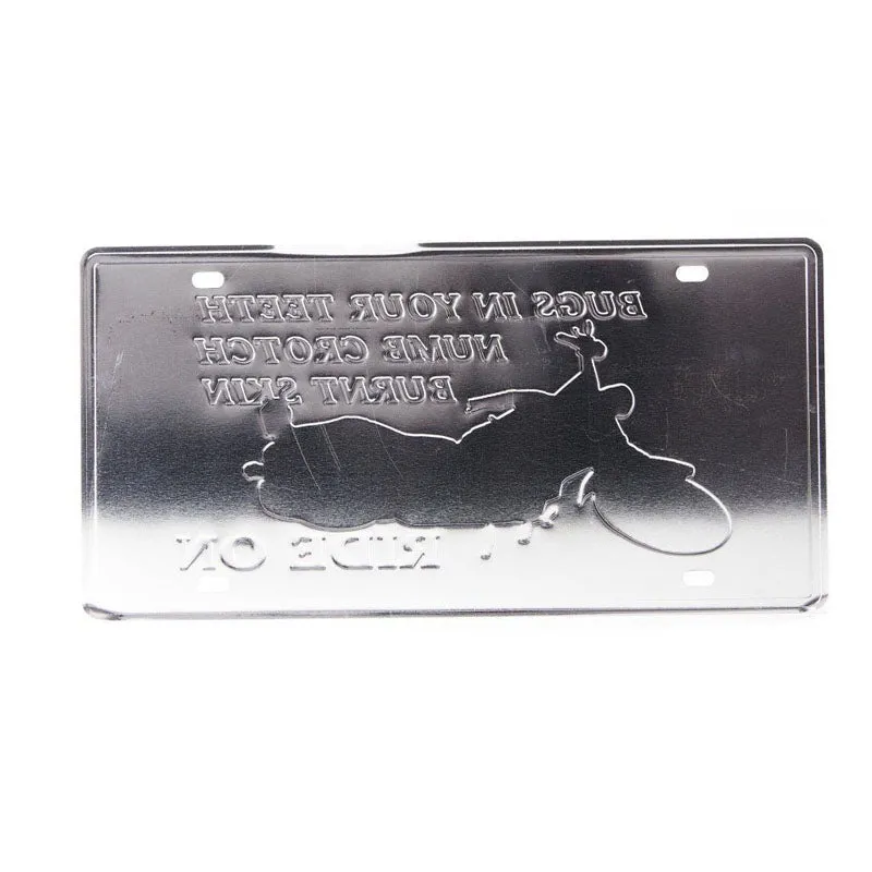 Motor Ride On Sign Plate Metal Wall Accent media 7