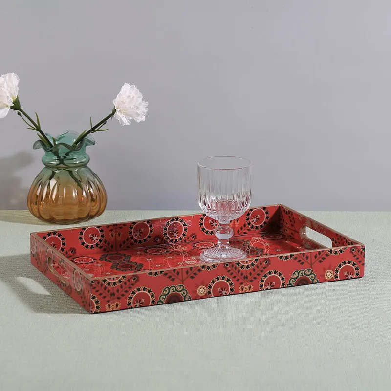 India Circus Adah Serving Tray media 1