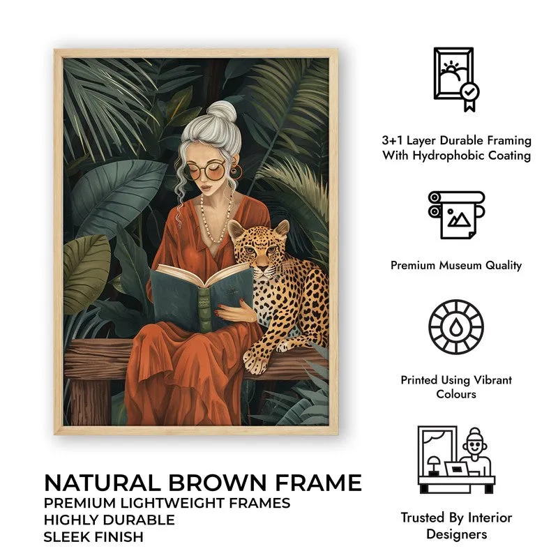 Forest Folio Canvas Wall Painting - Brown Frame media 10