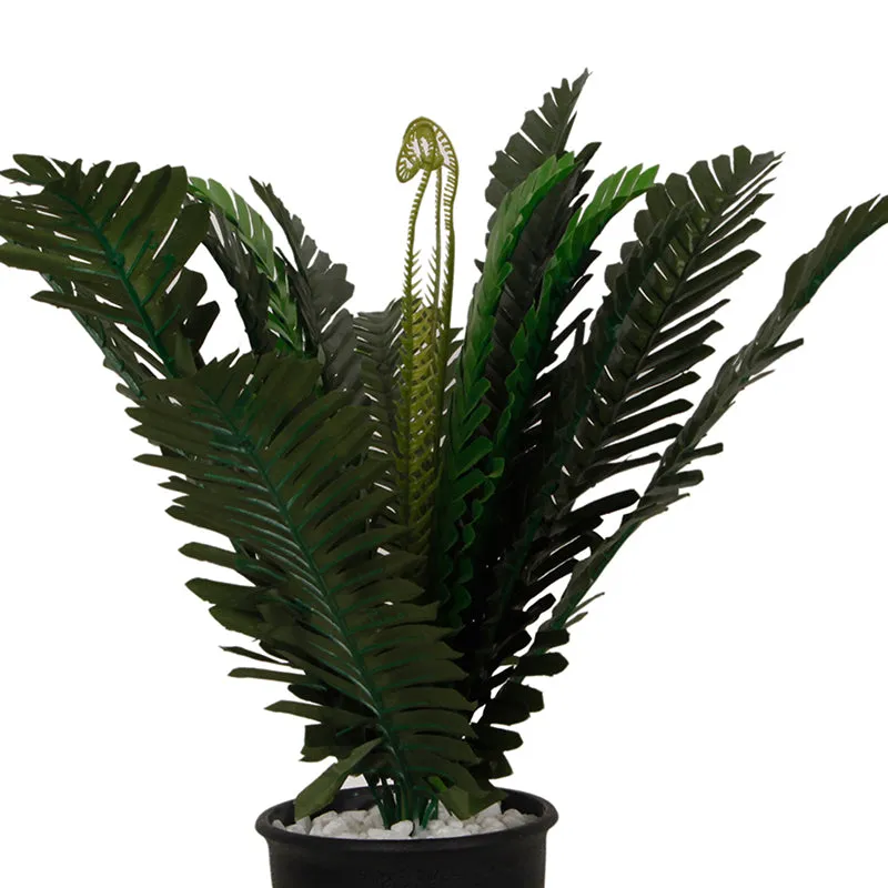 Palma Artificial Plant With Black Plastic Pot - 1.25 Feet media 3