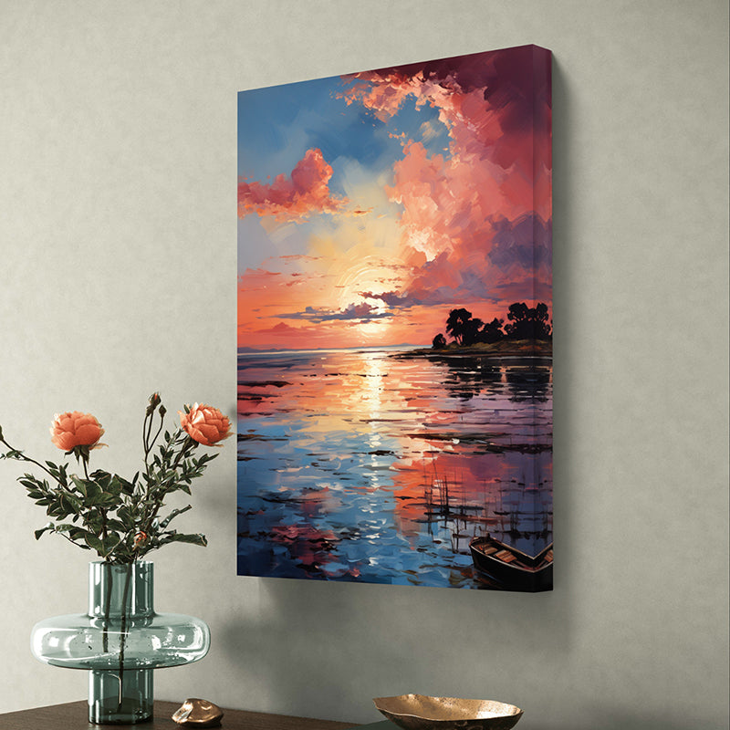 Majestic Sunsets Wall Painting