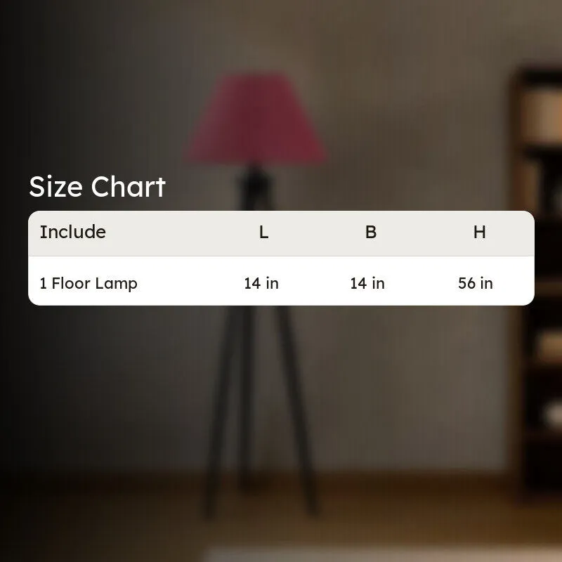 TriElite Conical Floor Lamp (Pink) media 7