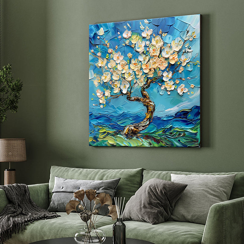 Springtime Blossom Wall Painting media 4