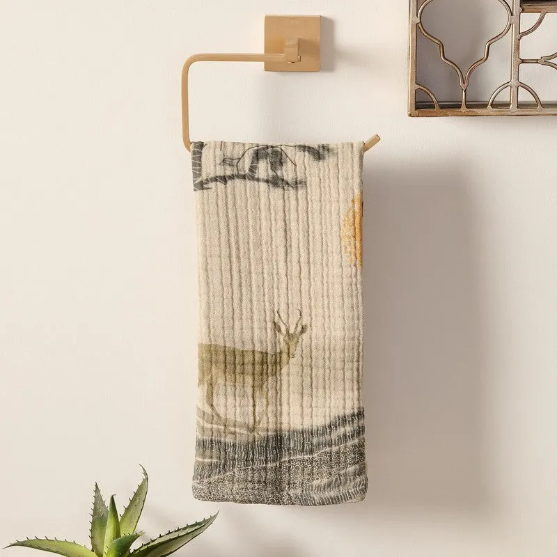 Cozyra Cotton Hand Towel - Set Of Two media 3