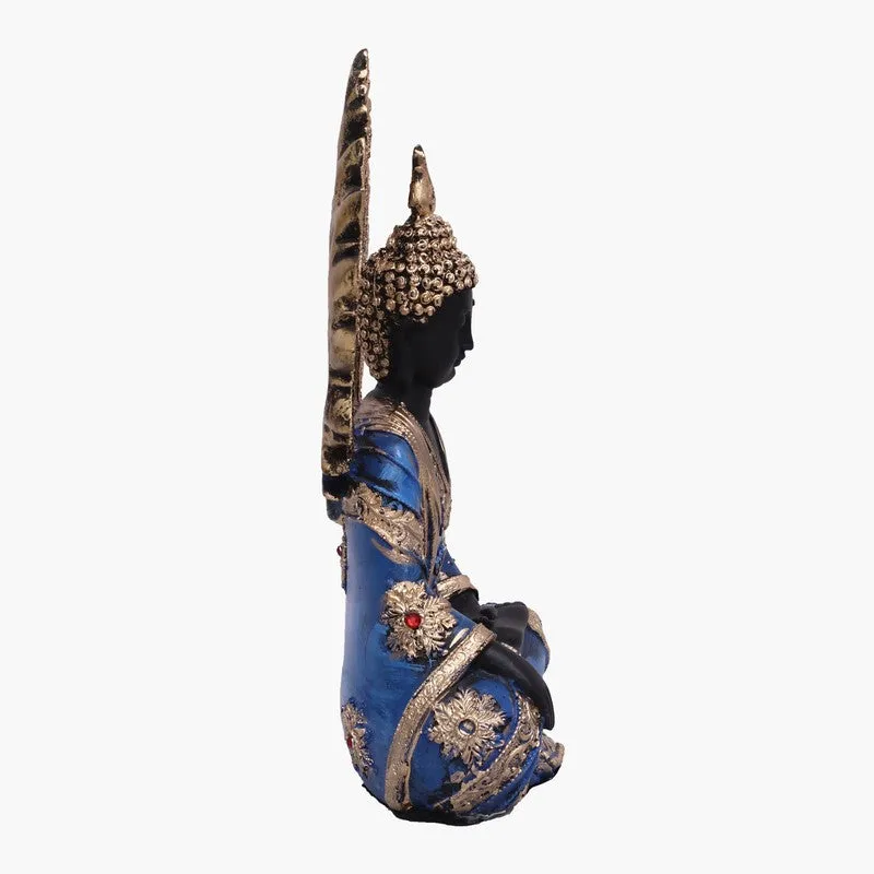 Divine Stillness Buddha Idol - Blue media 4