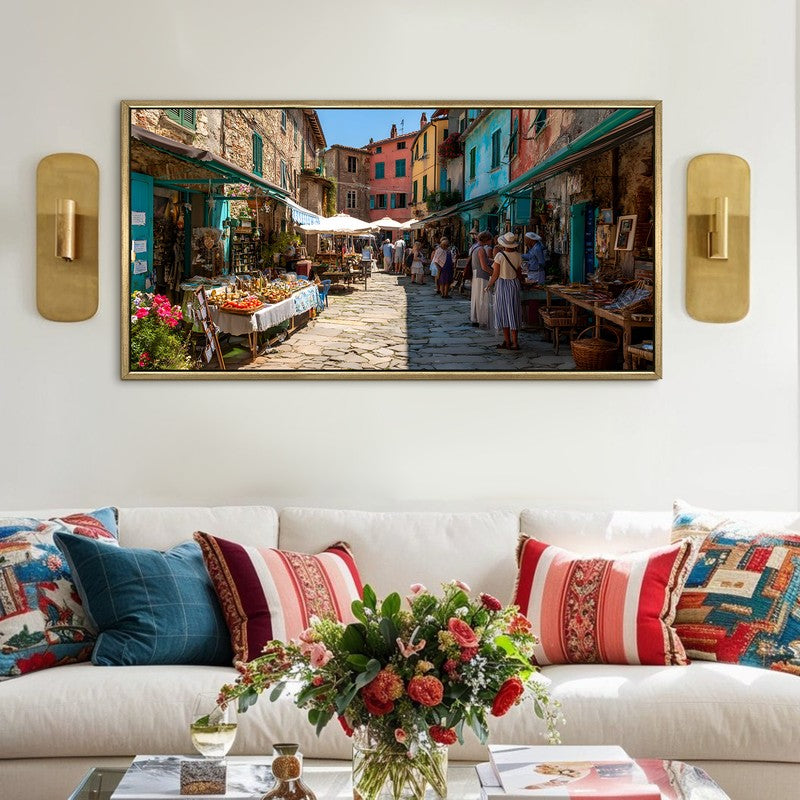 Tradebound Canvas Wall Painting With Frame