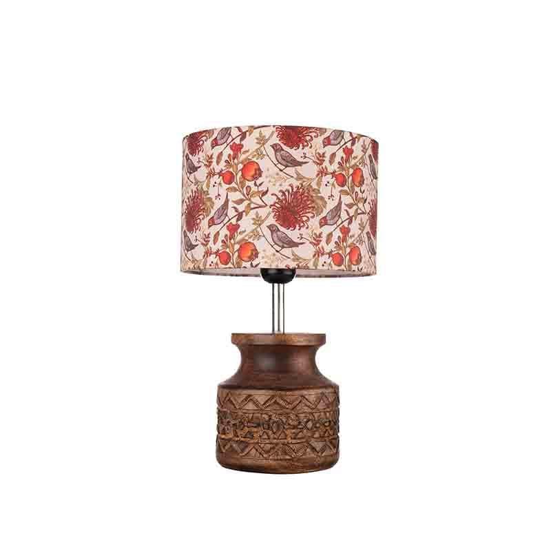 Nature's Kiss Wooden Table Lamp - Multicolor media 4