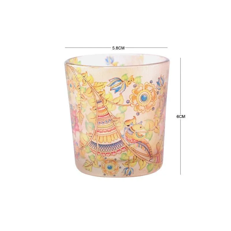 Kalmakari Candle Votive - Set Of Two media 3