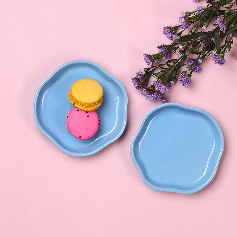 Fiorella Ceramic Quarter Plate - Blue media 4