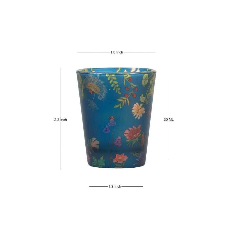 Night Bloom Frosted Shot Glass (30 ml) - Set Of Four media 4