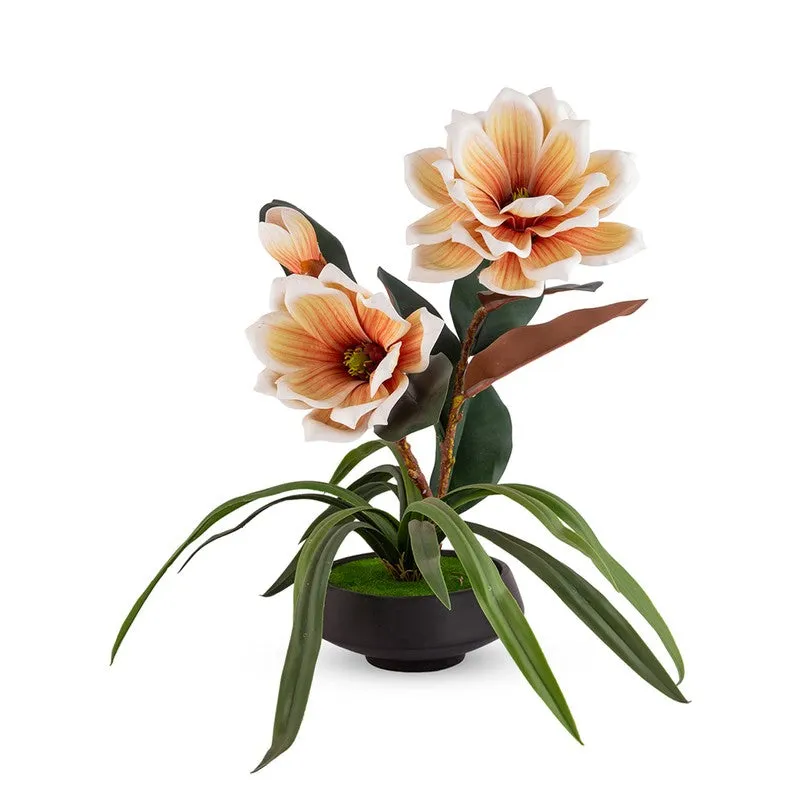 AarviDecor Soft Beige Bloom Foam Artificial Plants media 3