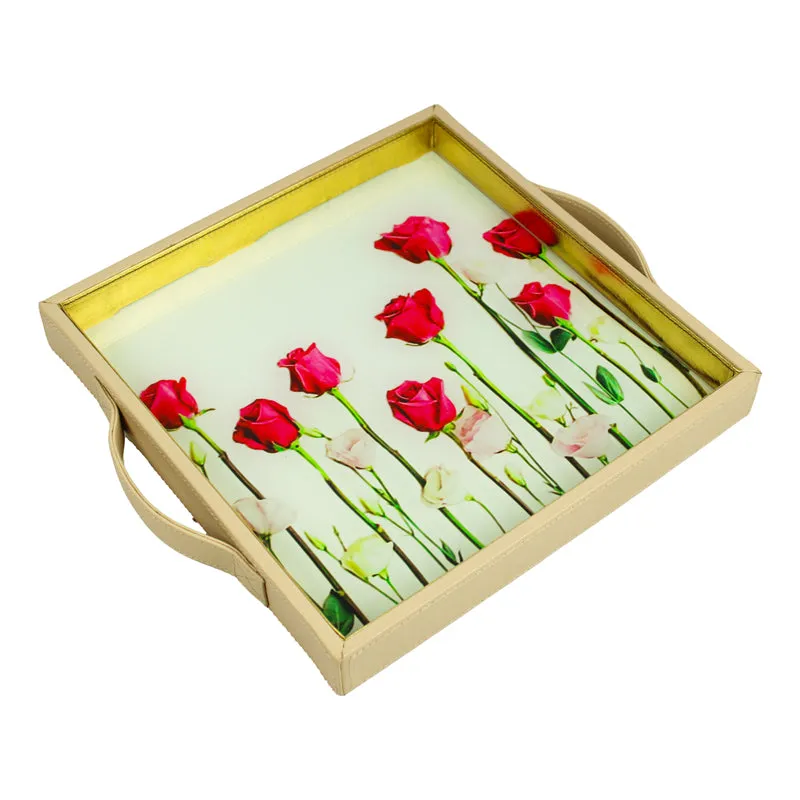 Rosavia II Serving Tray - Square media 4