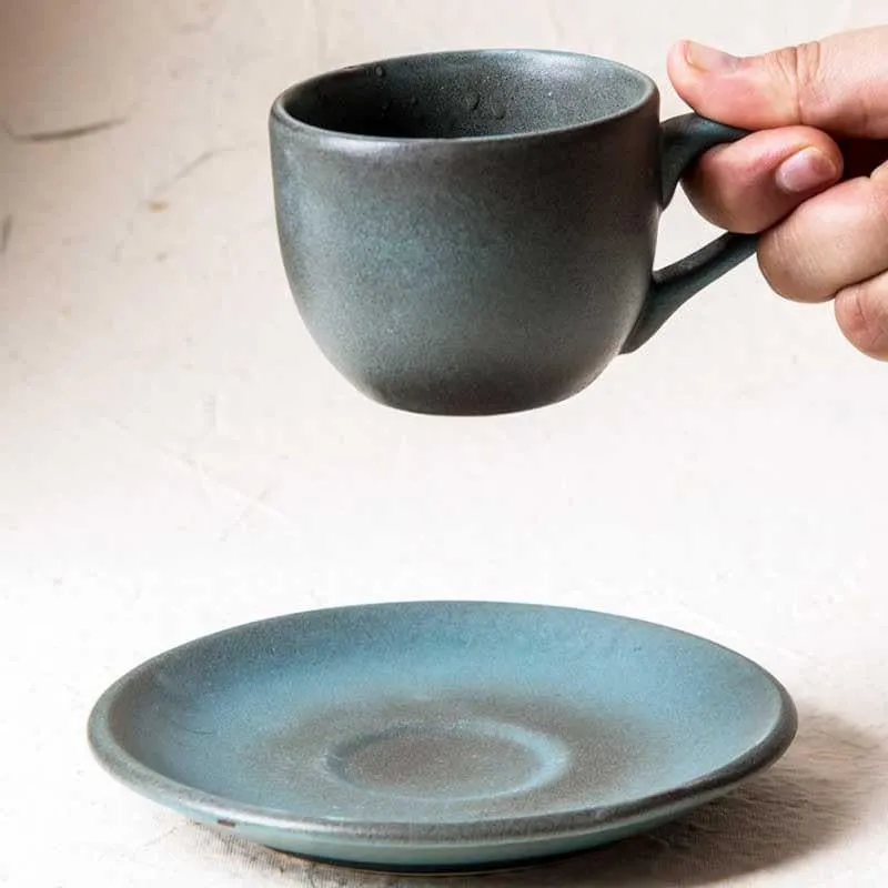 Indigo Terrain Cup & Saucers - Set Of Two media 5