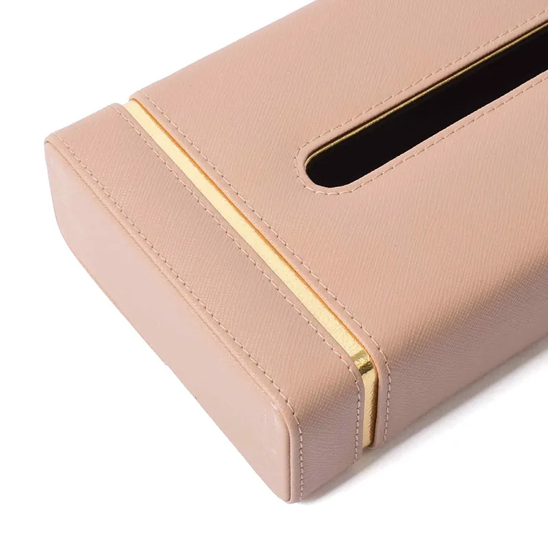 Ceastra Nuo Faux Leather Tissue Holder - Beige media 5